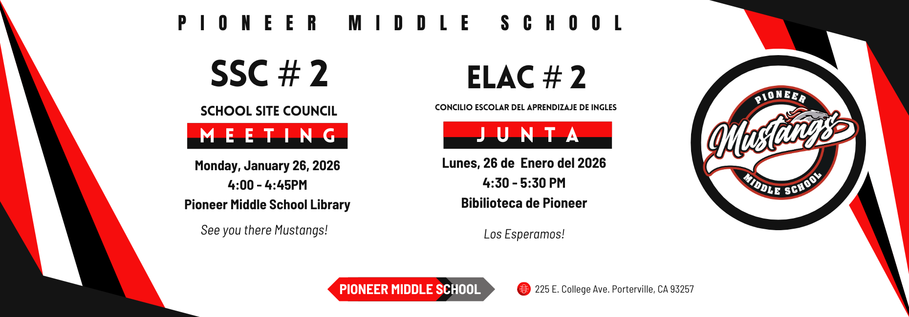 ELAC AND SSC MEETING