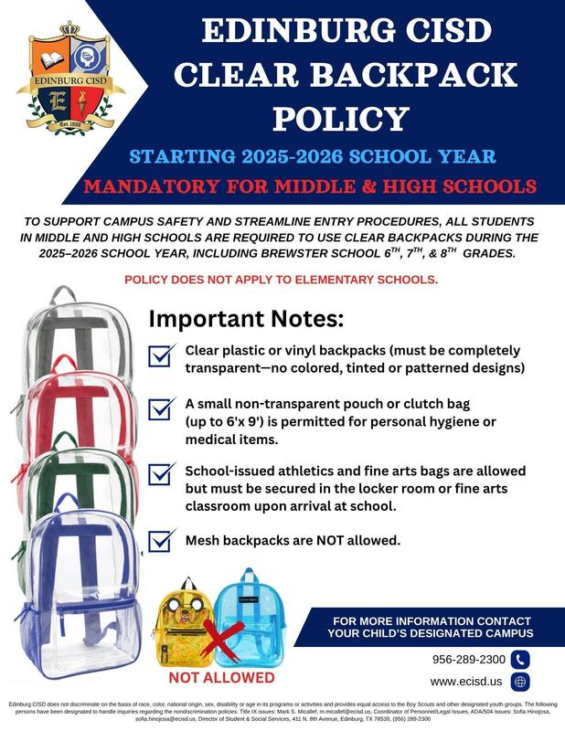 clear bag policy