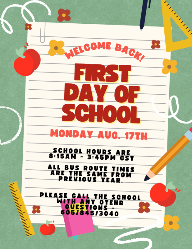 First day of school