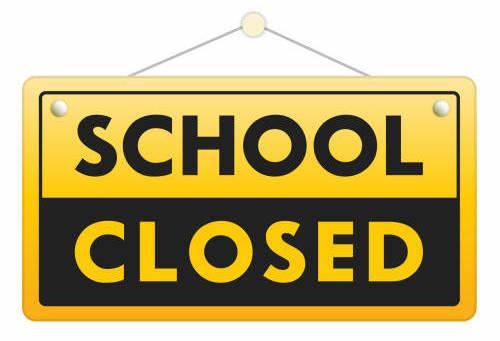 school closed image