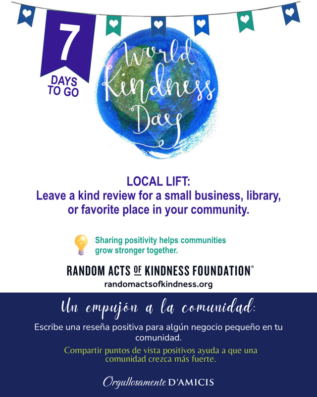 World Kindness Day: November 13