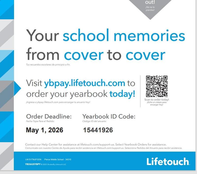 2025-2026 Yearbook Purchase Featured Photo