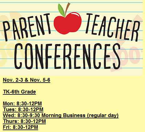 Parent Teacher Conferences - Minimum Day Schedule Featured Photo