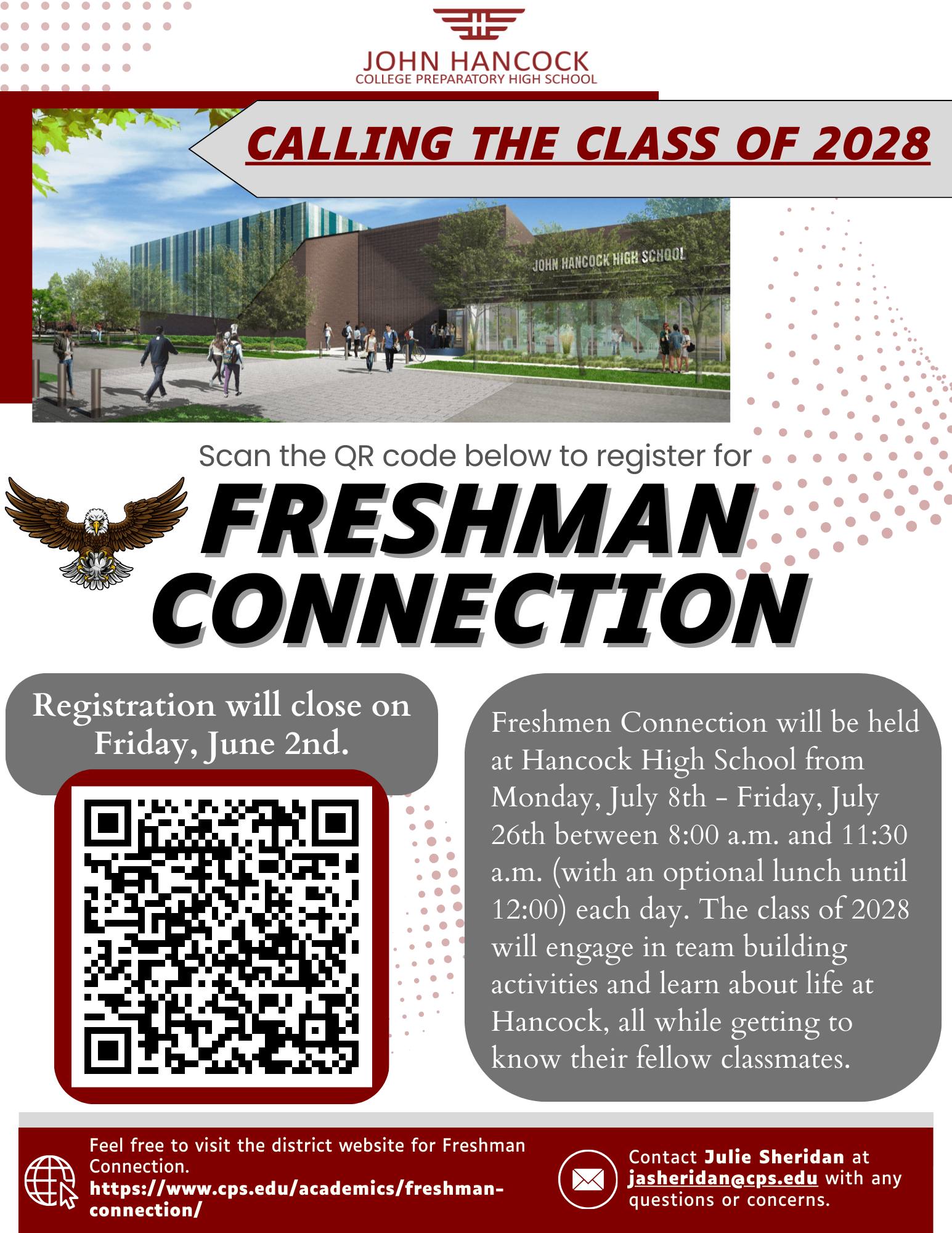 Freshman Connection Hancock High School