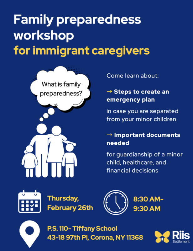 Family Preparedness Workshop Flyer