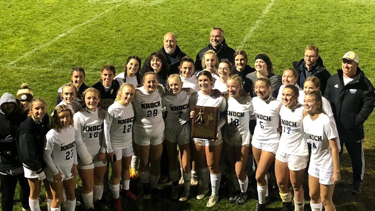 Varsity Girls' Soccer Section Champs! Knoch High School