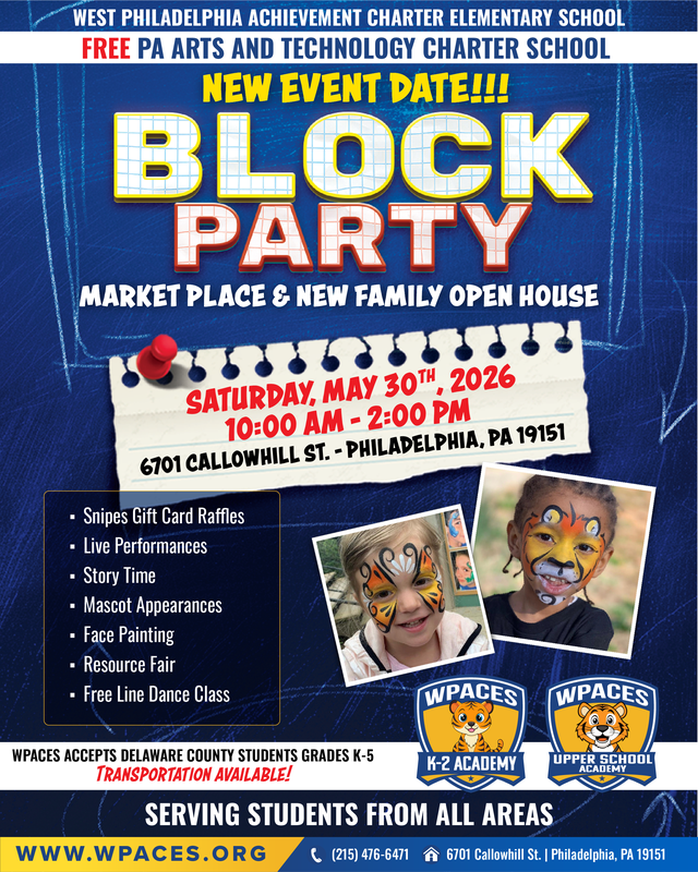 🎉 New Date Announced! WPACES Block Party & New Family Open House Featured Photo