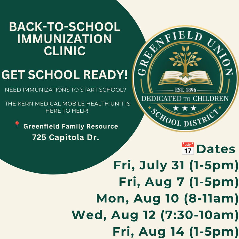 Student Immunizations Available Thumbnail Image