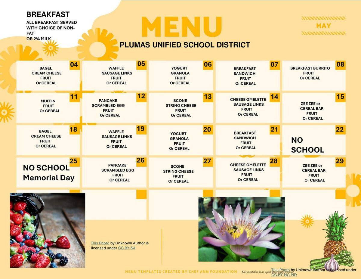May menu