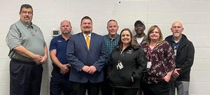 New AD Stout with Committee Members