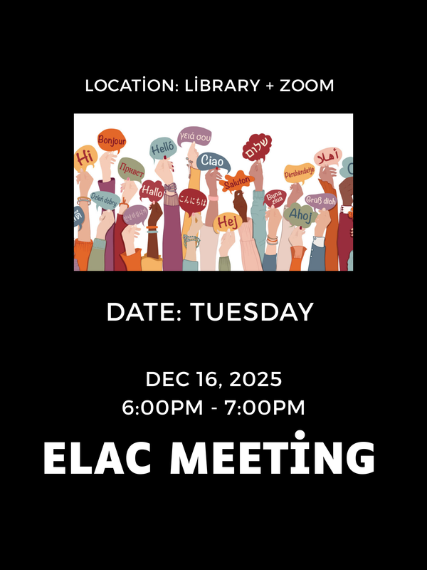 AHS English Learners Advisory Council Meeting Featured Photo