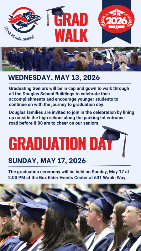 DHS Grad Walk and Ceremony Announcement