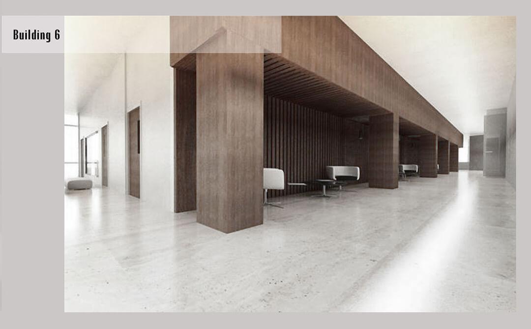 Click to view larger version Building 6 Rendering
