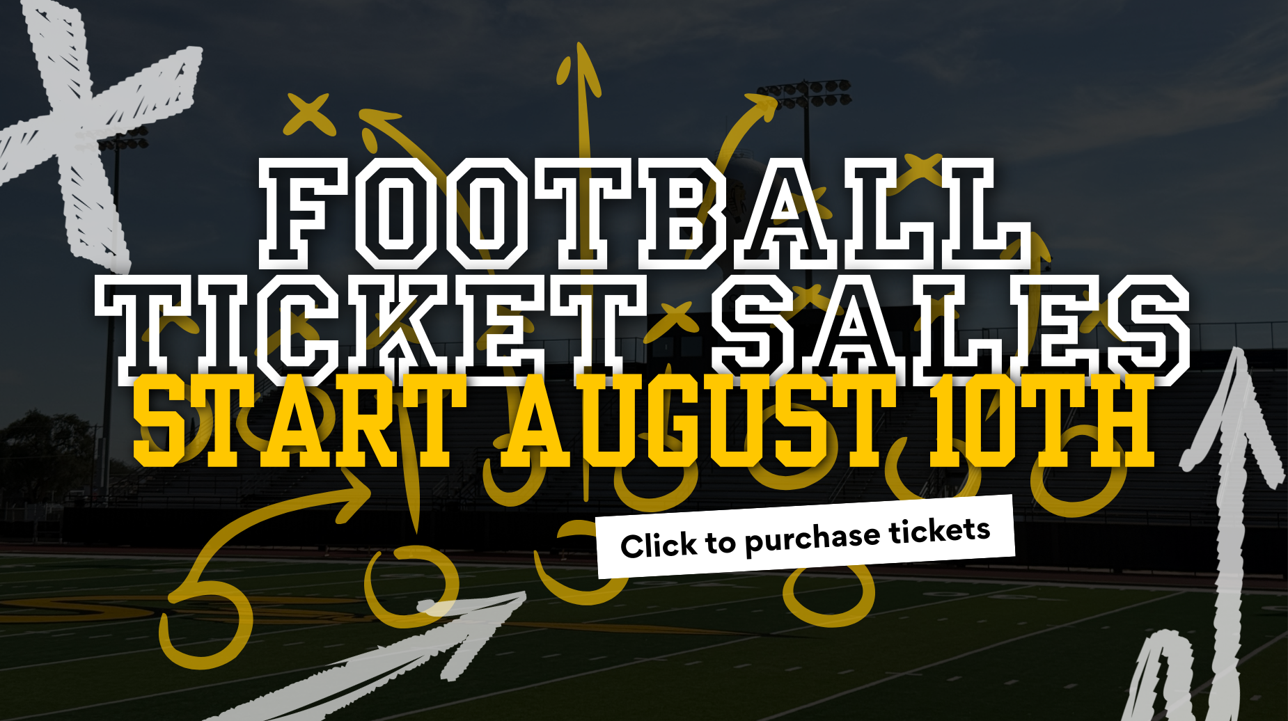 Football ticket sales begin on August 10, 2026