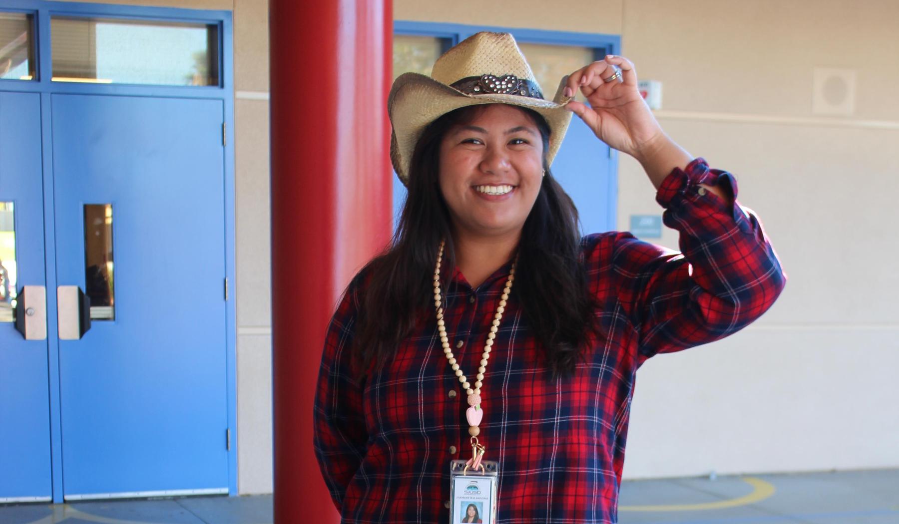 staff member on western spirit day