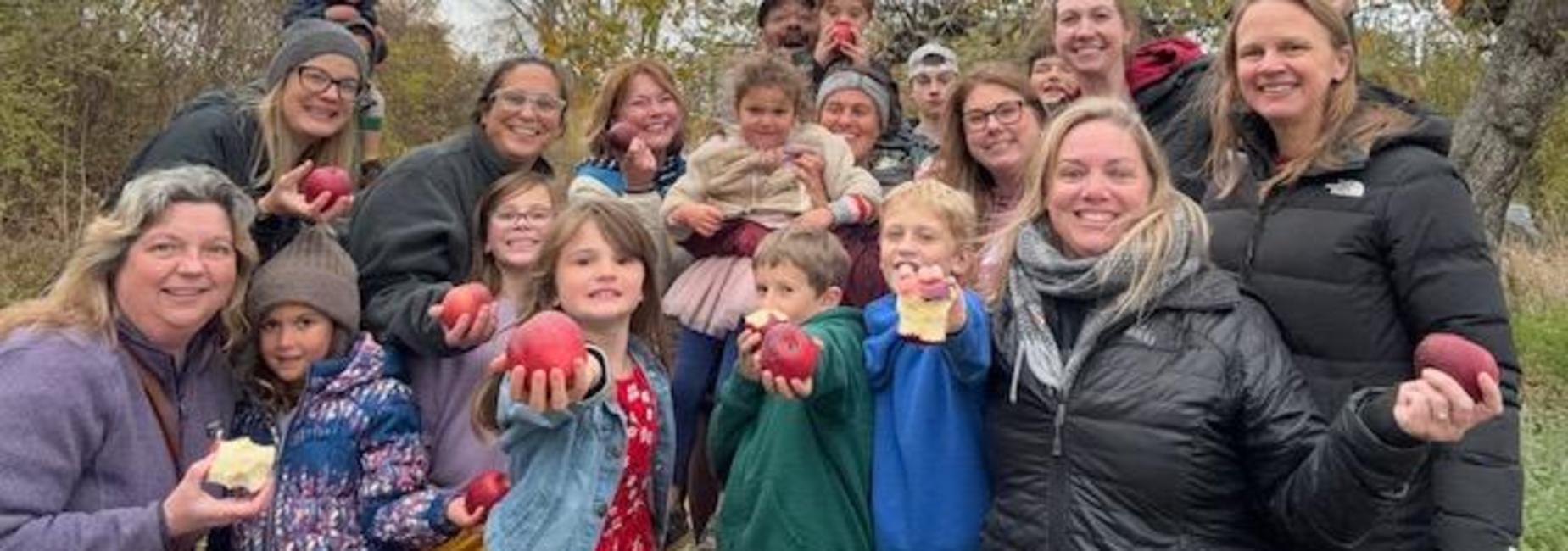 apple picking