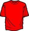 Red t-shirt graphic