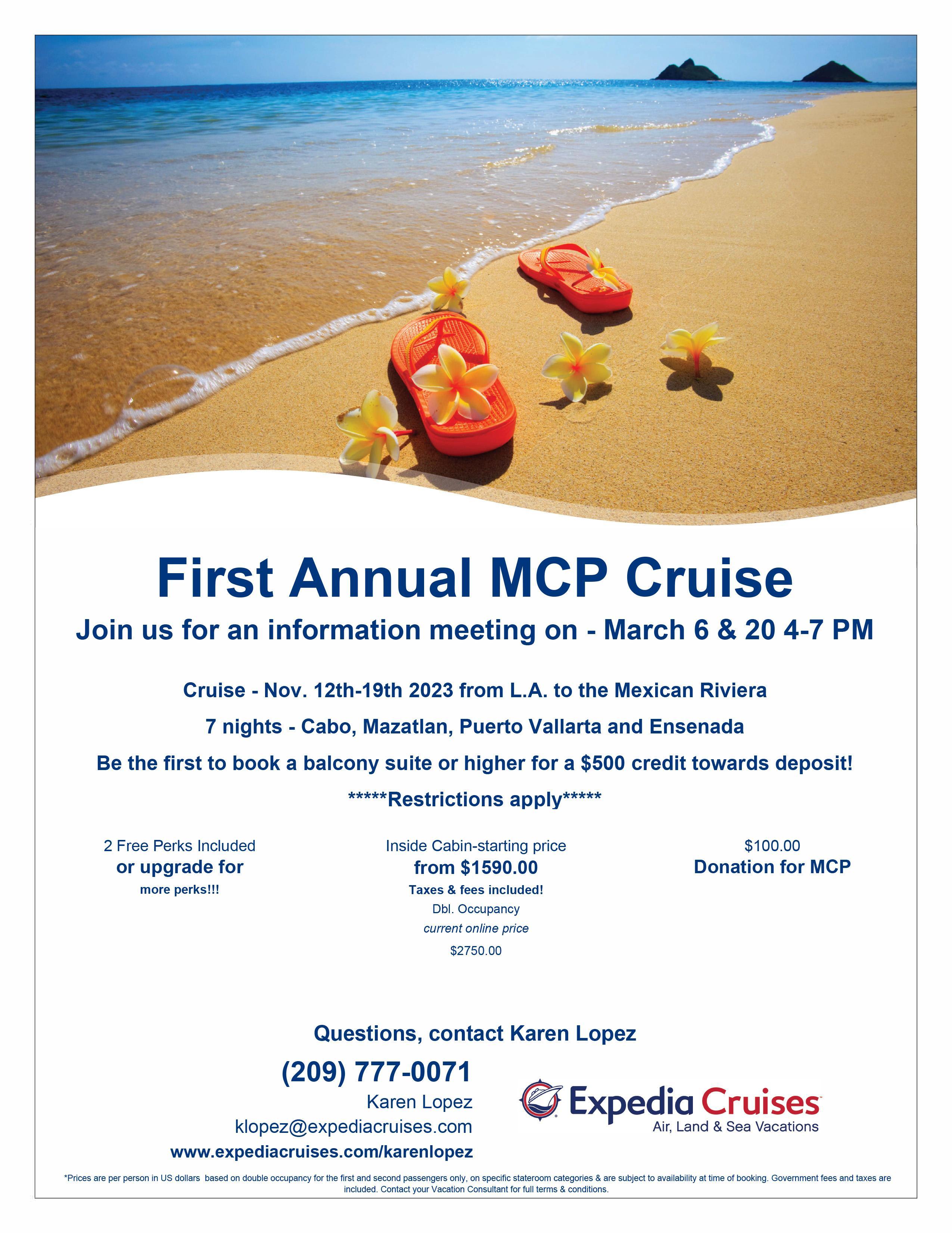 MCP Mexican Riviera Cruise Mission College Preparatory Catholic High 