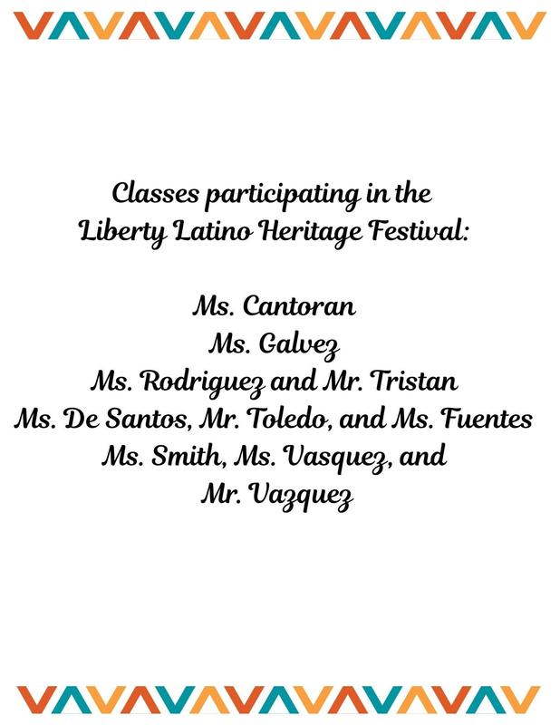 Latino Heritage Month Participants