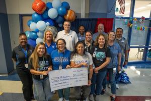 TISD administrators present TIA recognitions at Garcia Elementary