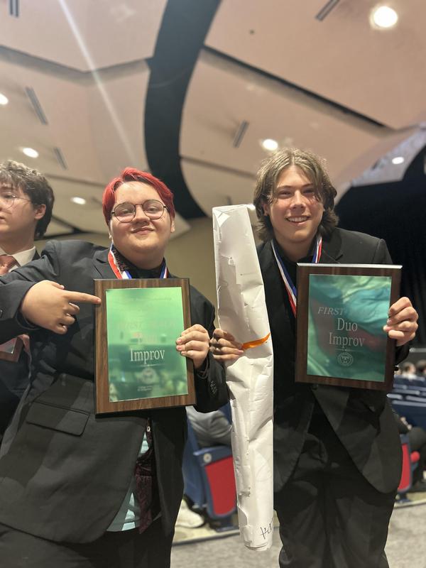 D-B Dramahawks competed in the State Speech and Drama League Tournament