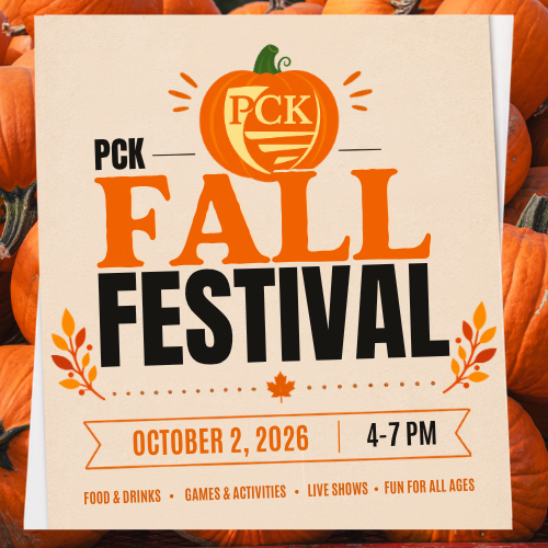 PCK's Fall Festival will take place on Friday, October 2