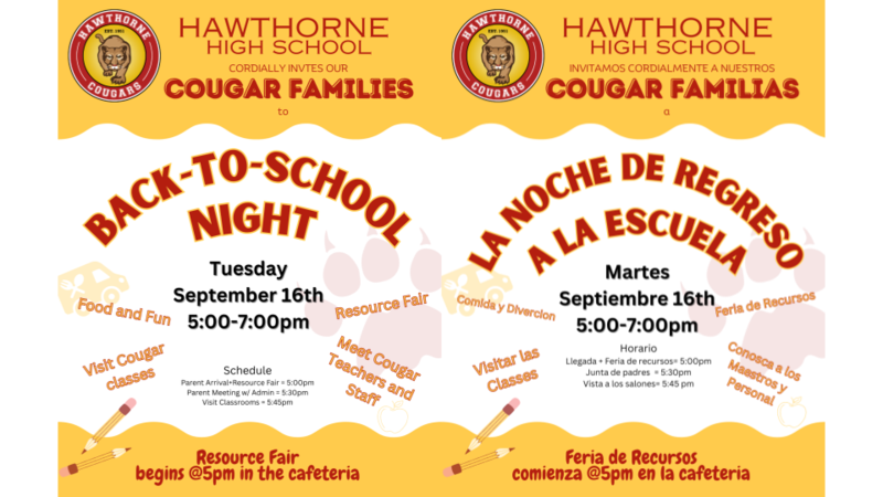 Back to School Night