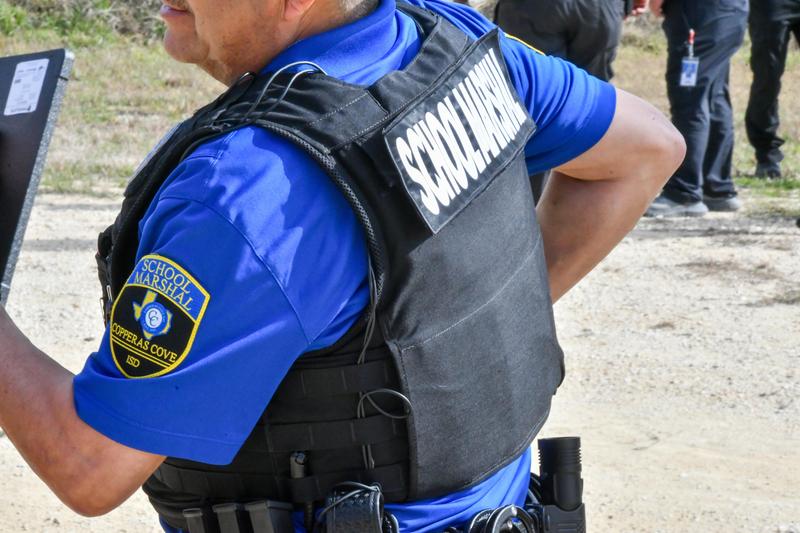 School marshal in uniform