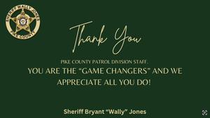 Pike County Sheriff’s Office Thank You News