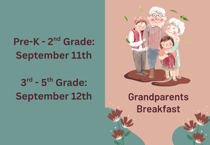 Grandparents Breakfast - September 11th & 12th