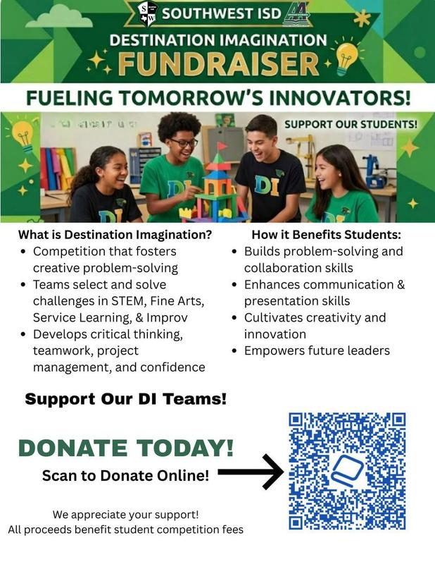 SWISD Destination Imagination Fundraiser