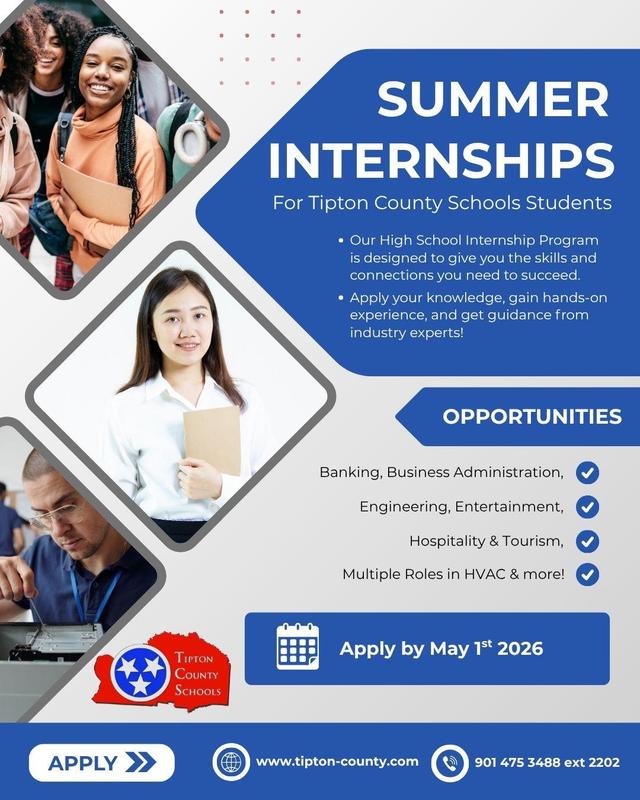 Summer Internship Flyer 2026