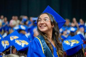FHS Student Celebrating at Graduation