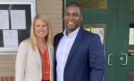 Mrs. Young and Mr. Sims