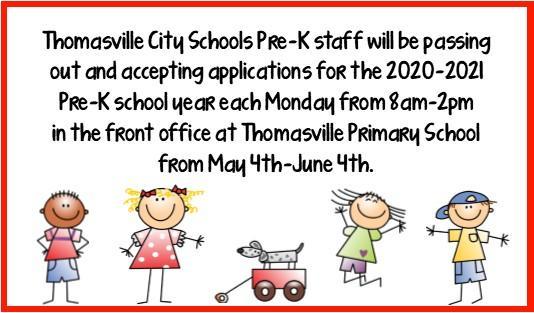 Pre-k application announcement