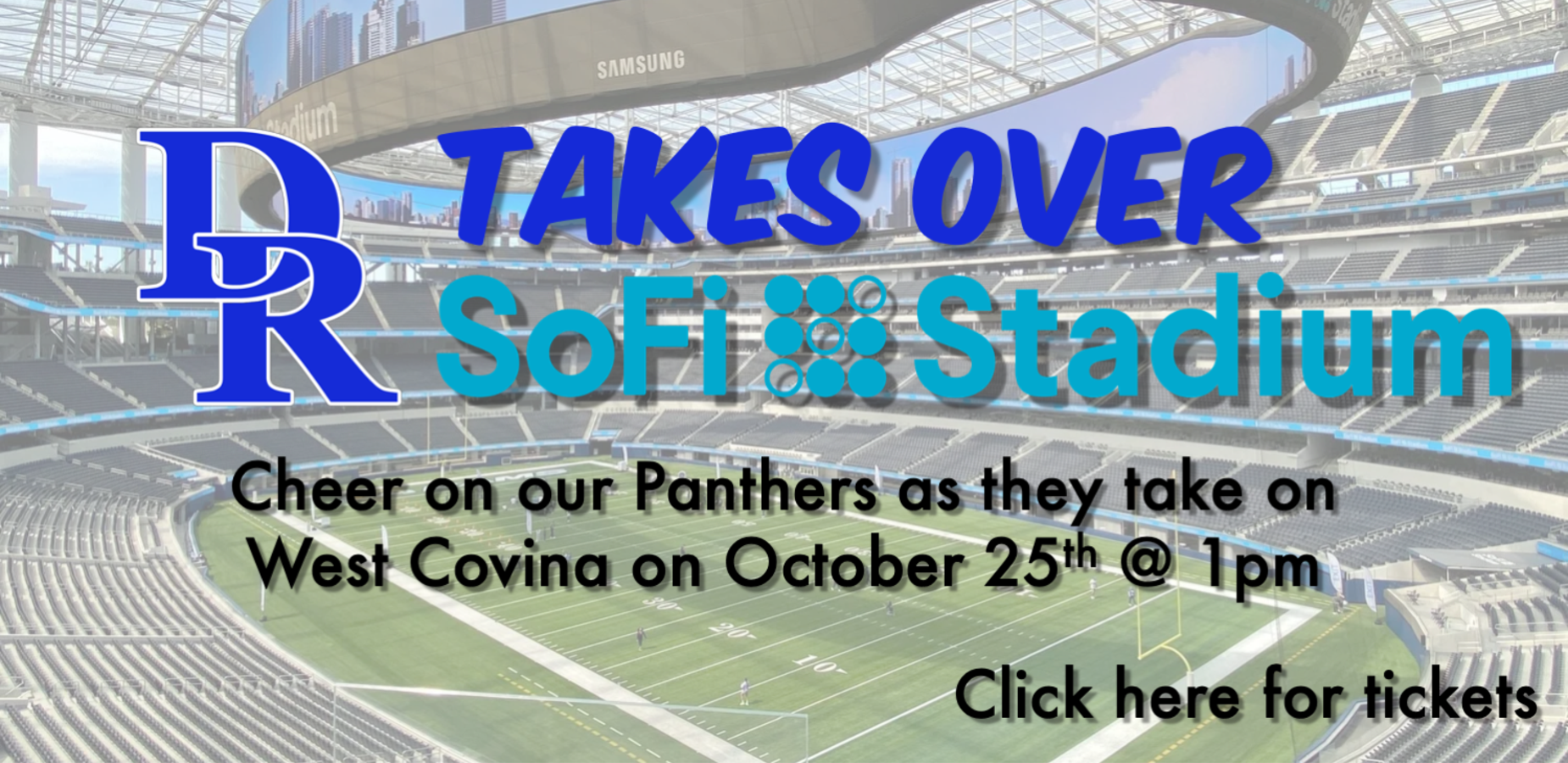 DR Football plays at SoFi Stadium on 8/25