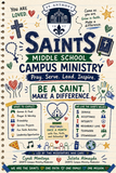 Saints flyer, youth ministry