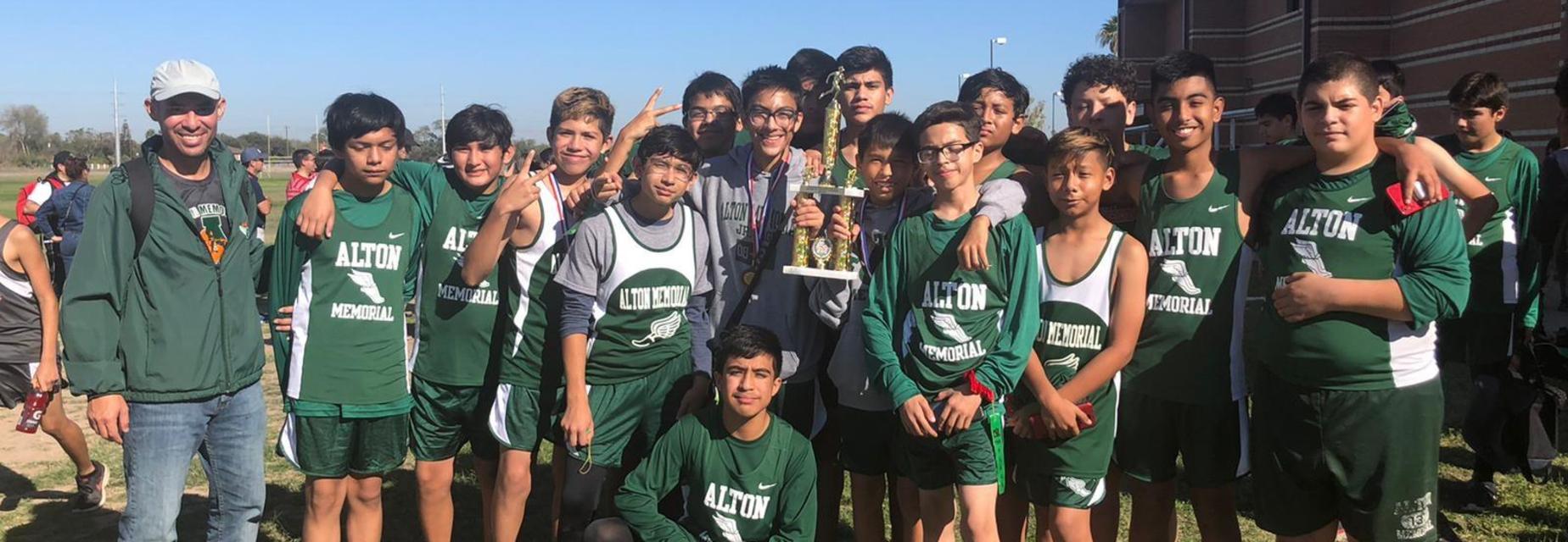 2019 7th Grade Boys Cross Country District Champions!