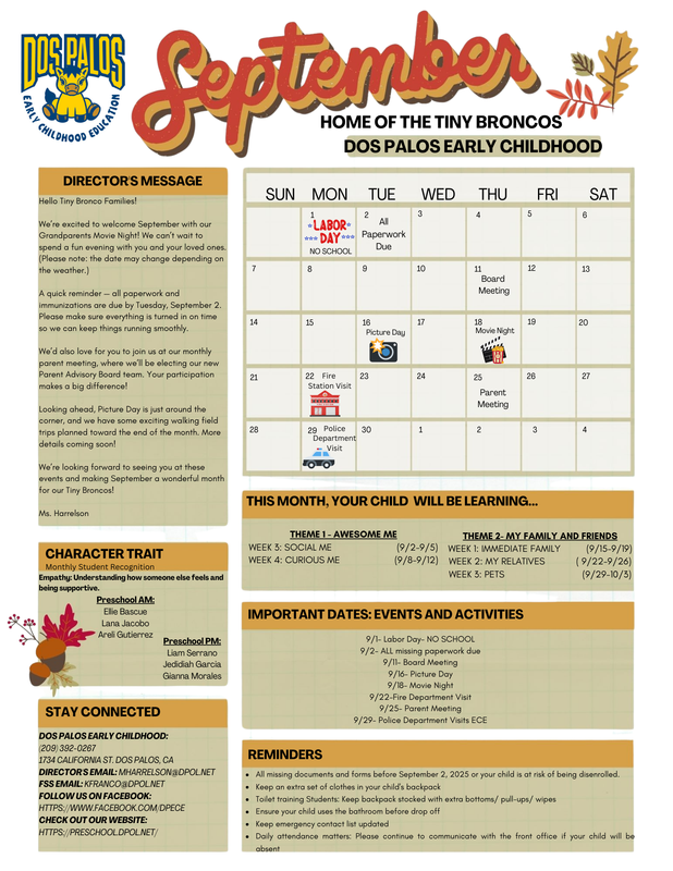 September Newsletter