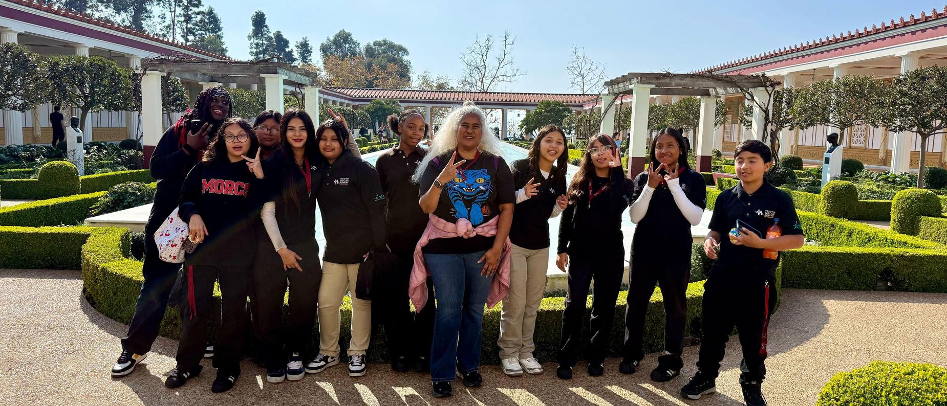 6th Grade field trip to the Getty Villa