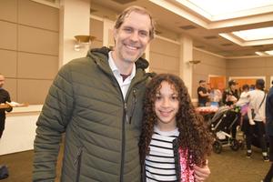 students and their families have fun at the carnival