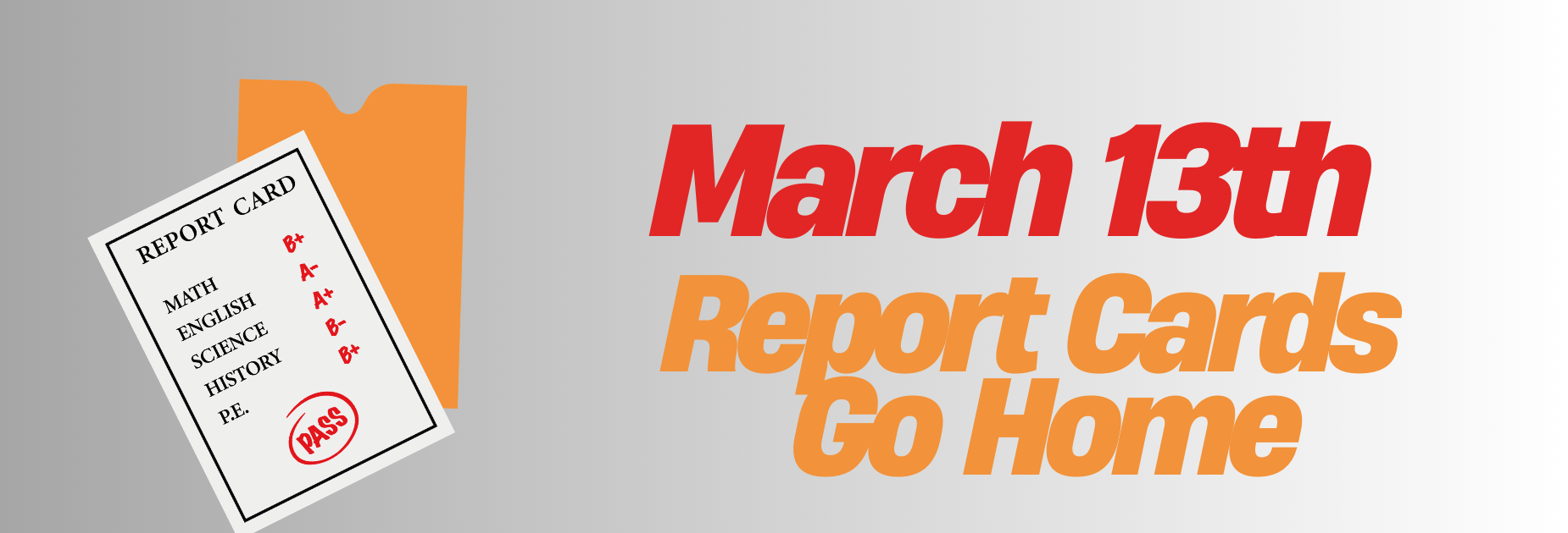report cards go home