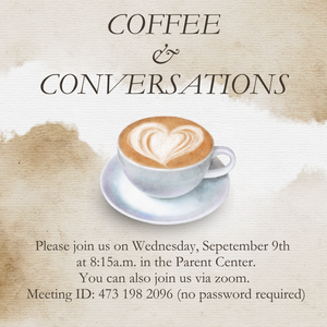 Coffee & Conversations flyer 9-9-2026