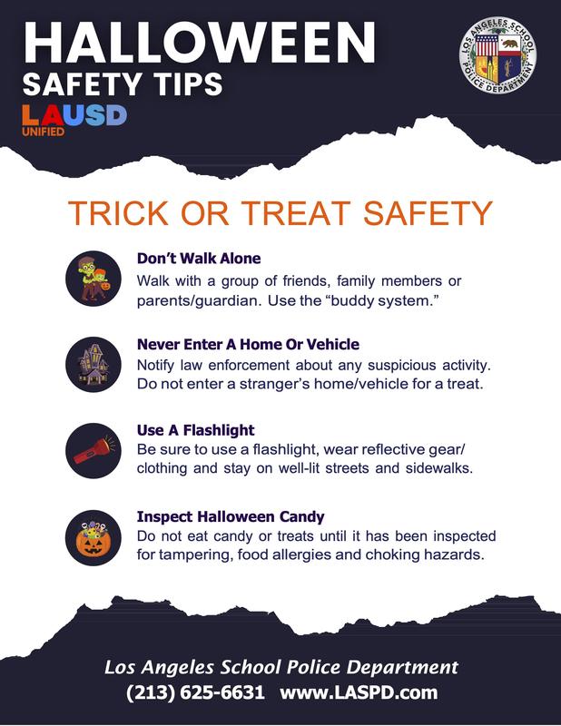 TRICK OR TREAT SAFETY
