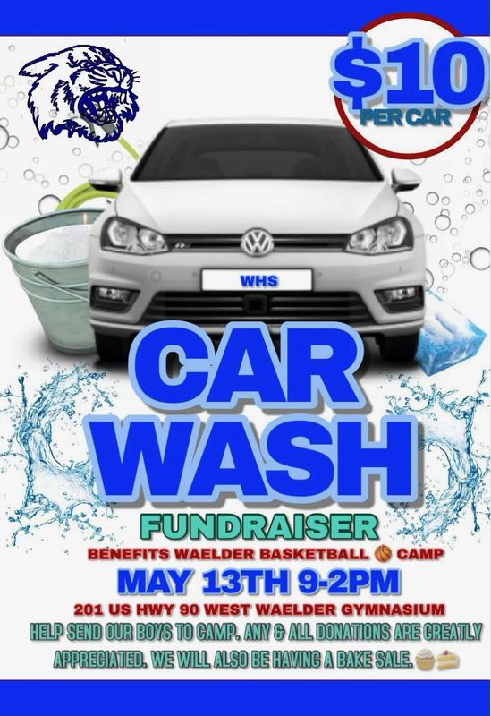 Car Wash Fundraiser Waelder Independent School District