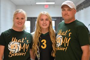 Coalers Volleyball Seniors honored