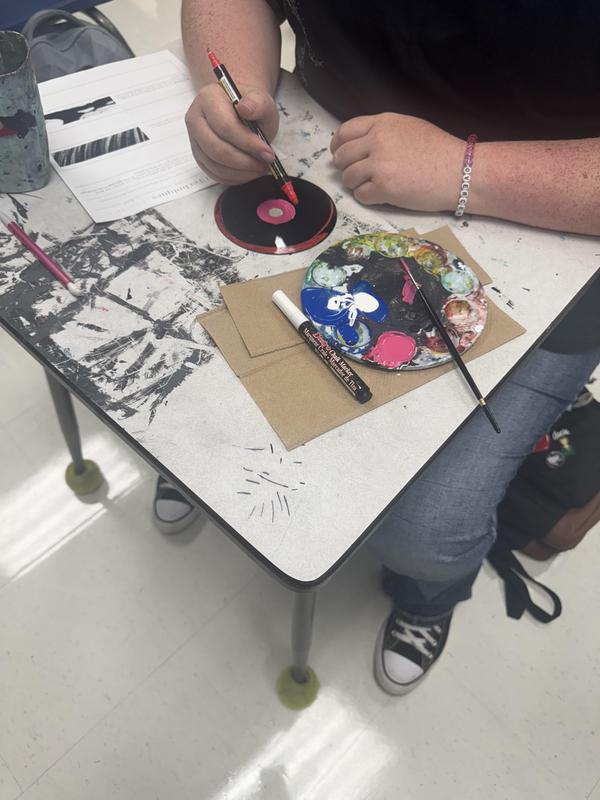 Student painting CD