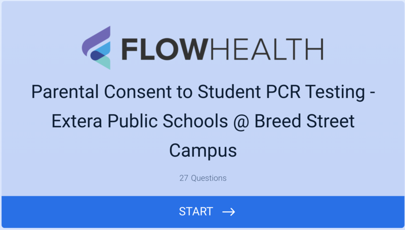 Extera Breed Students COVID Testing Sign Up Featured Photo