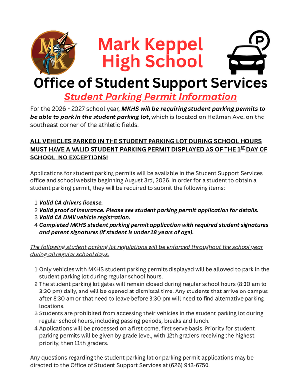 Student Parking Permit Application Information Featured Photo