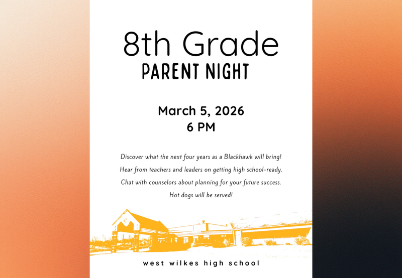 WWHS 8th grade parent night.